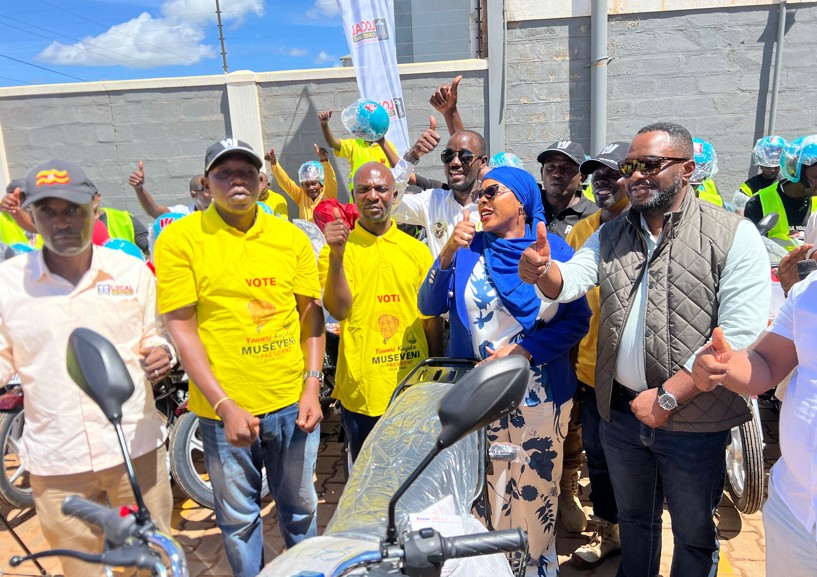 H.E. Yoweri Kaguta Museveni Boosts Activity-Based Groups with 50 Motorcycles to Enhance Income Generation