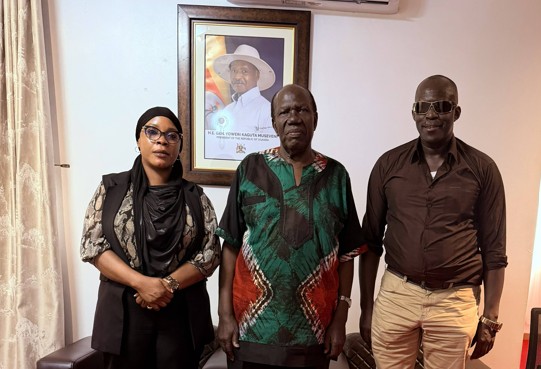 SPA Hajjat Aminah Mukalazi Meets Former Buganda Katikkiro on Skills and Capacity Development
